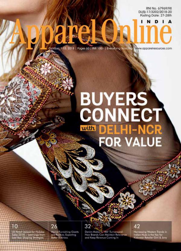 Apparel Online India Magazine October 1st Issue 2018