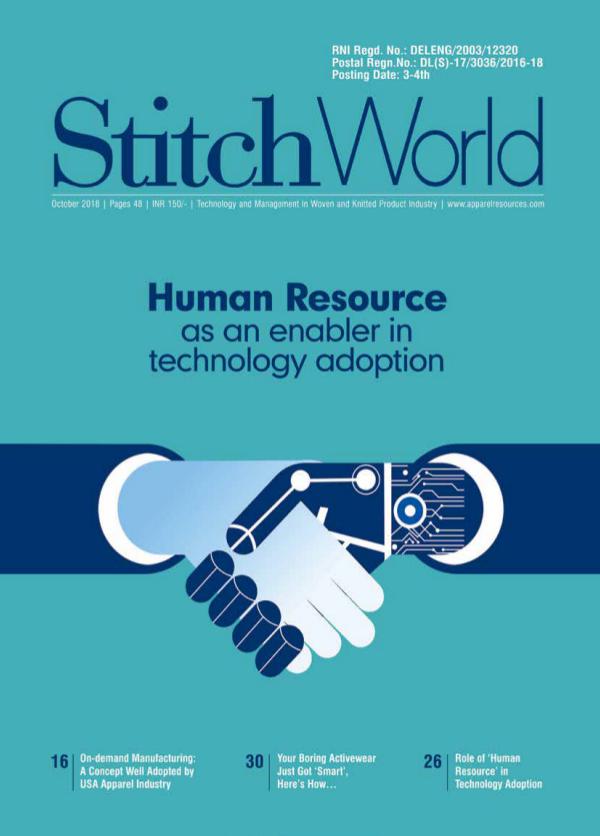 Stitch World Magazine October Issue 2018