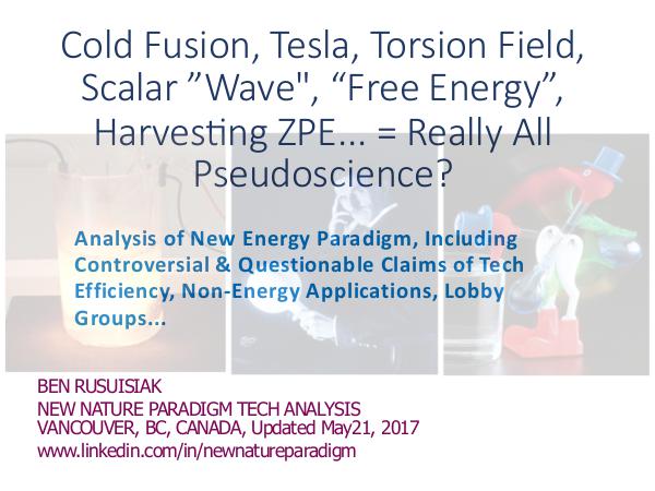 Cold fusion, Tesla, Scalar wave, Torsion field, 