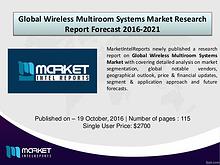 Comparative Global Wireless Multiroom Systems Market 2016-2021