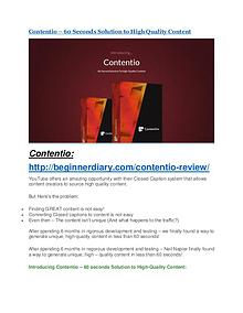 Contentio review & huge +100 bonus items
