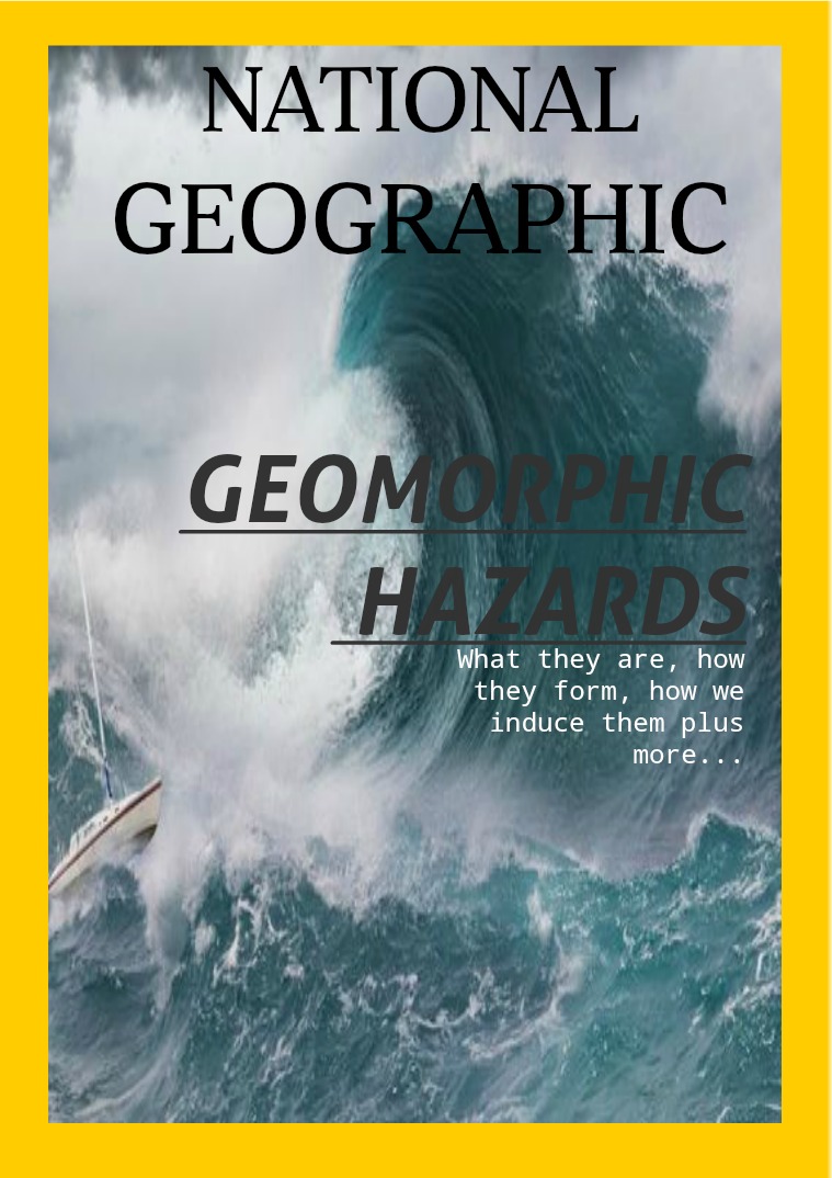 Geomorphic Hazards 1