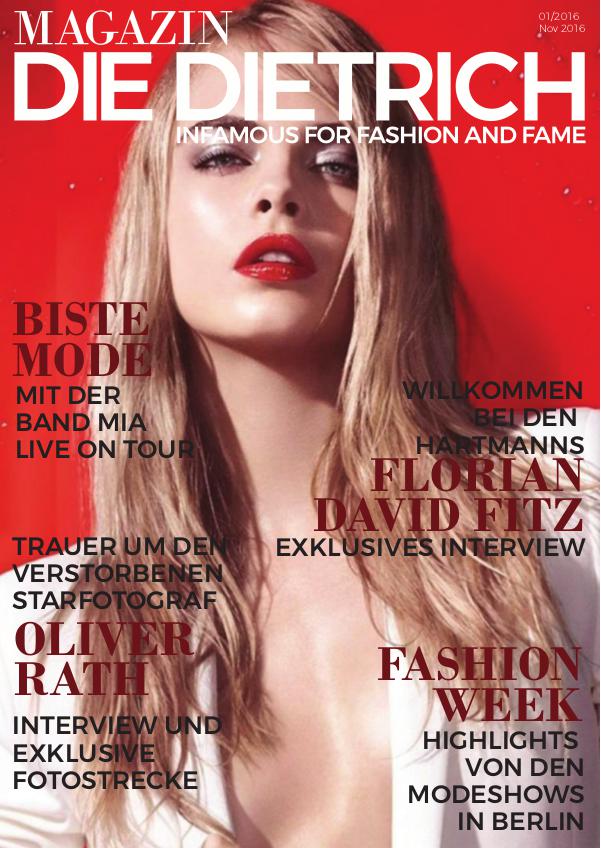 Magazin Die Dietrich - Famous for Fashion and Fame 21.11.2016
