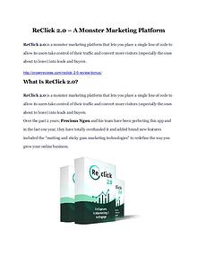 ReClick 2.0 Review-(GIANT) bonus & discount
