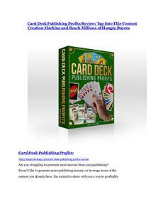 Card Desk Publishing Profits Detail Review and Card Desk Publishing Profits $22,700 Bonus