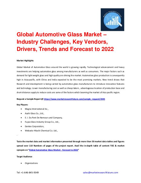 Shrink Sleeve Labels Market 2016 market Share, Regional Analysis and Global Automotive Glass Market