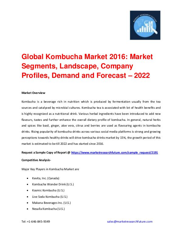 Shrink Sleeve Labels Market 2016 market Share, Regional Analysis and Global Kombucha Market
