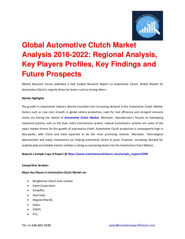 Global Automotive Clutch Market
