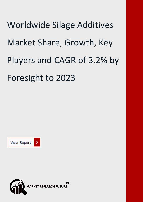 Market Research Future (Food and Beverages) Silage Additives Market Research Report- Forecast