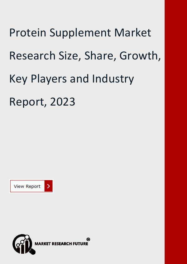 Market Research Future (Food and Beverages) Protein Supplement Market