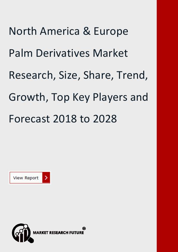 Market Research Future (Food and Beverages) North America and Europe Palm Derivatives Market