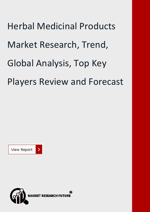 Market Research Future (Food and Beverages) Herbal Medicinal Products Market Research, Trend