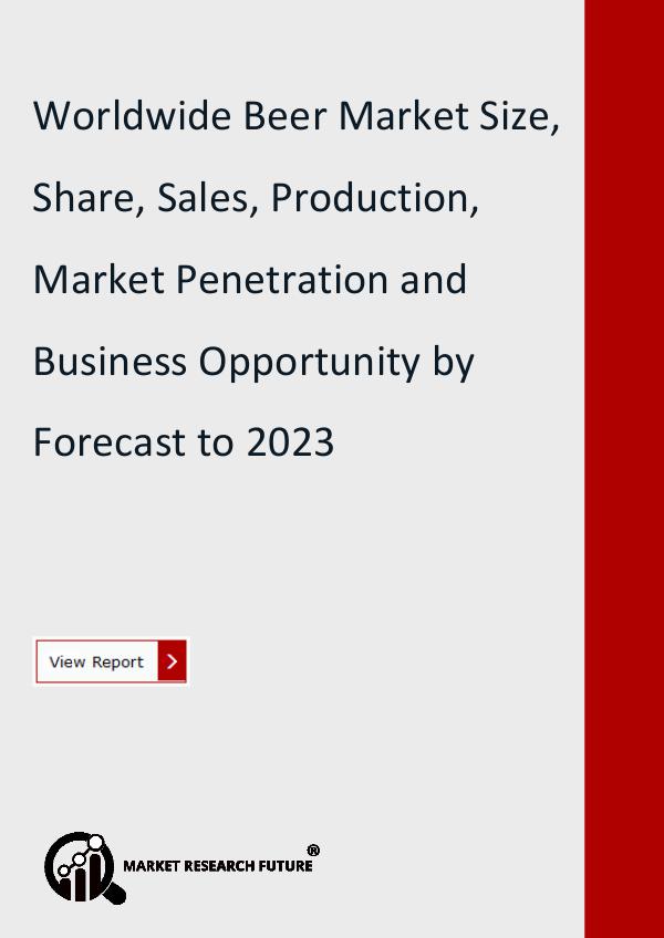 Market Research Future (Food and Beverages) Beer Market Research Report