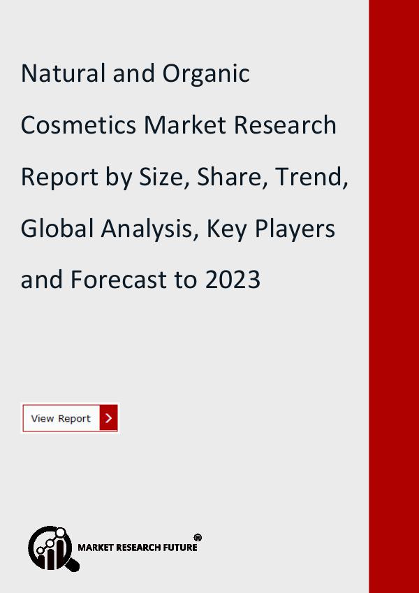 Market Research Future (Food and Beverages) Natural and Organic Cosmetics Market Research