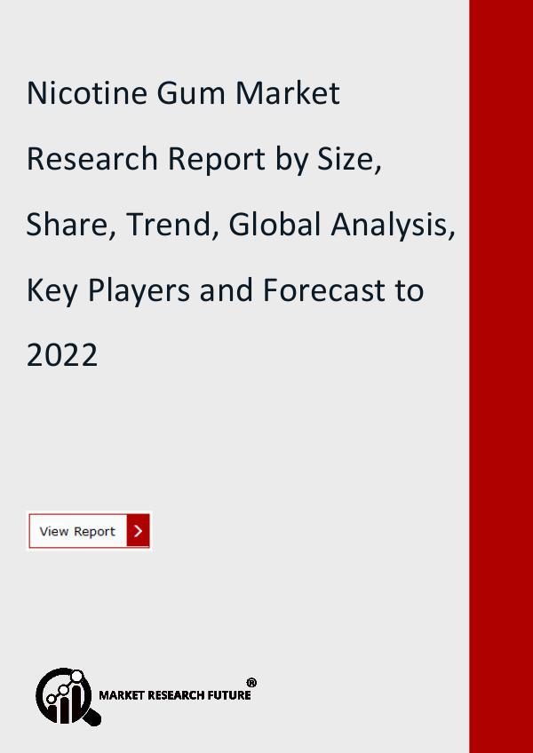 Market Research Future (Food and Beverages) Nicotine Gum Market Research Report by Size, Share