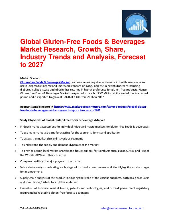 Global Gluten-Free Foods & Beverages Market