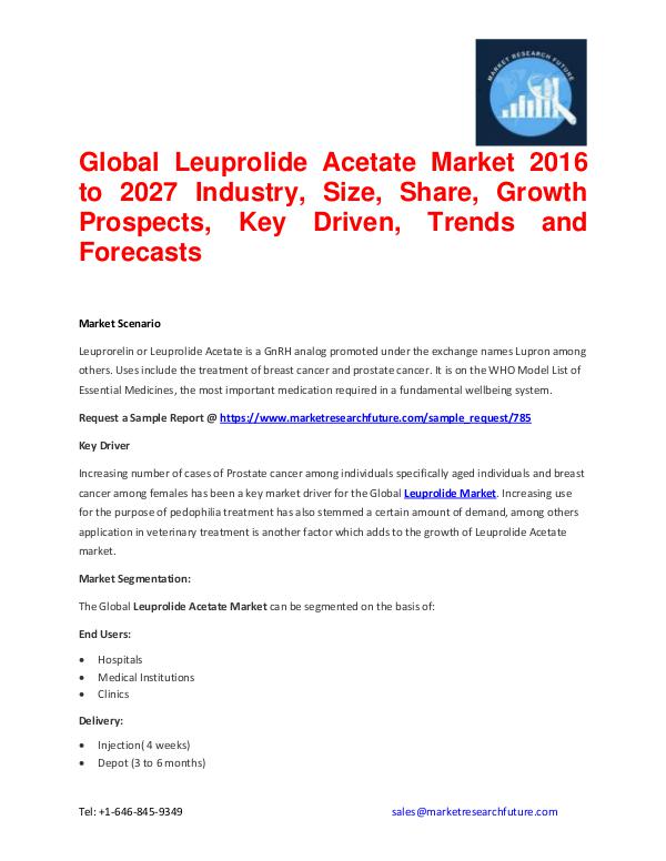 Global Leuprolide Acetate