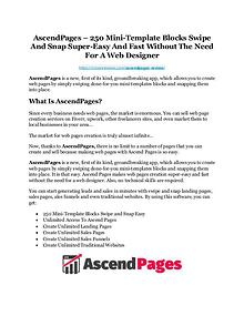 AscendPages Review-AMAZING $32,000 Bonus & Discount