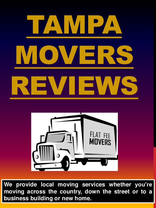 Movers Tampa Tampa movers