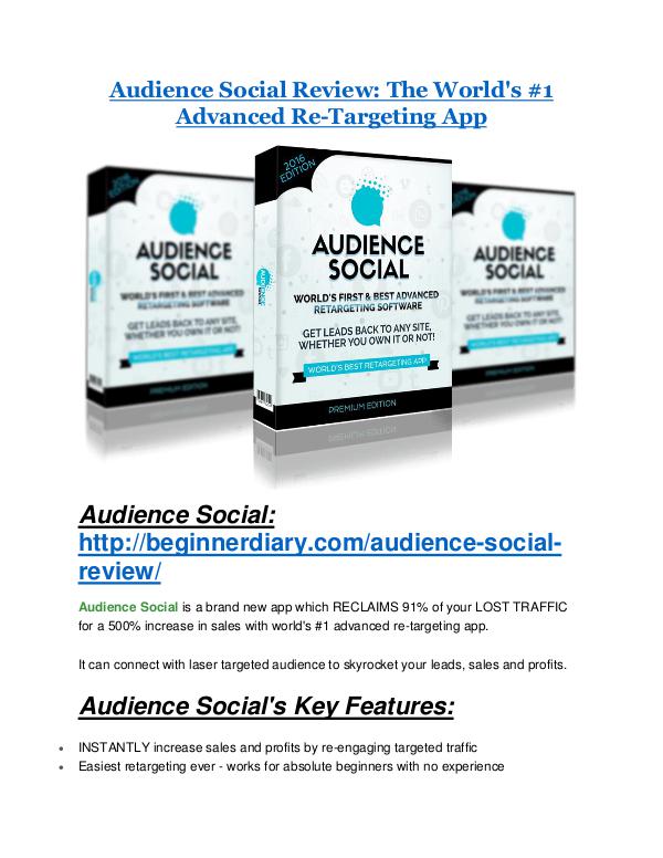 Audience Social Detail Review and Audience Social $22,700 Bonus