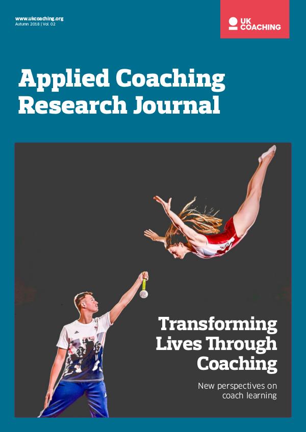 Applied Coaching Research Journal Research Journal 2