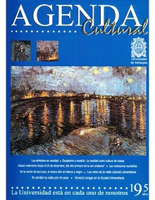 Agenda Cultural UdeA - Año 1998