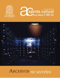 Agenda Cultural UdeA - Año 2012 NOVIEMBRE