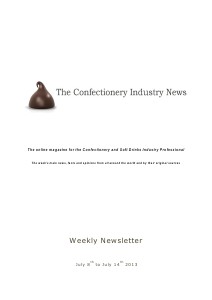 The Confectionery Industry News July 8 to 14, 2013