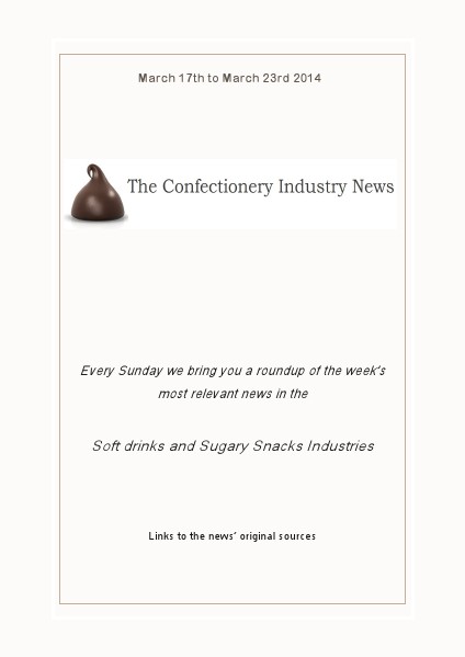 The Confectionery Industry News March 17th to March 23rd, 2014