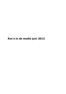 roc's in de media juni 2013