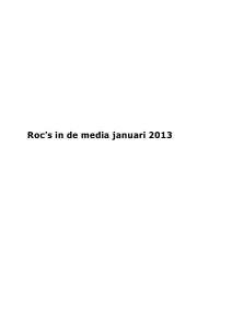 roc's in de media januari 2013