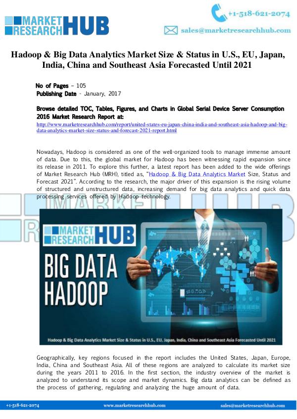 Hadoop & Big Data Analytics Market Size Report