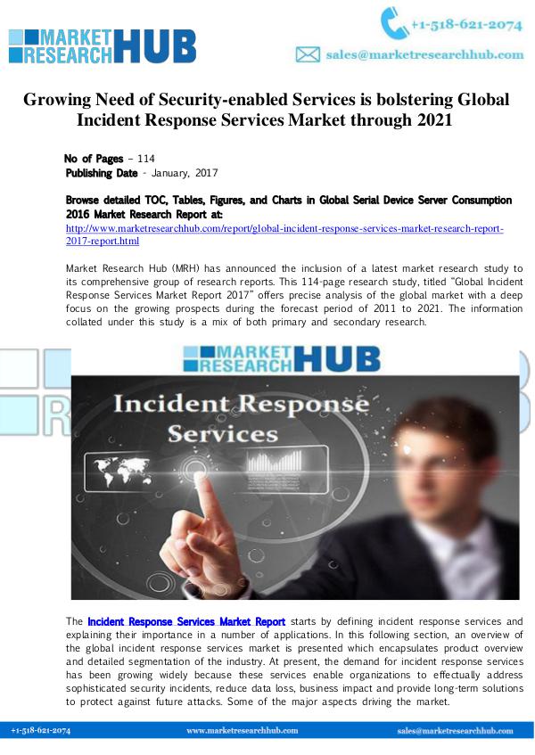 Market Research Report Global Incident Response Services Market Report