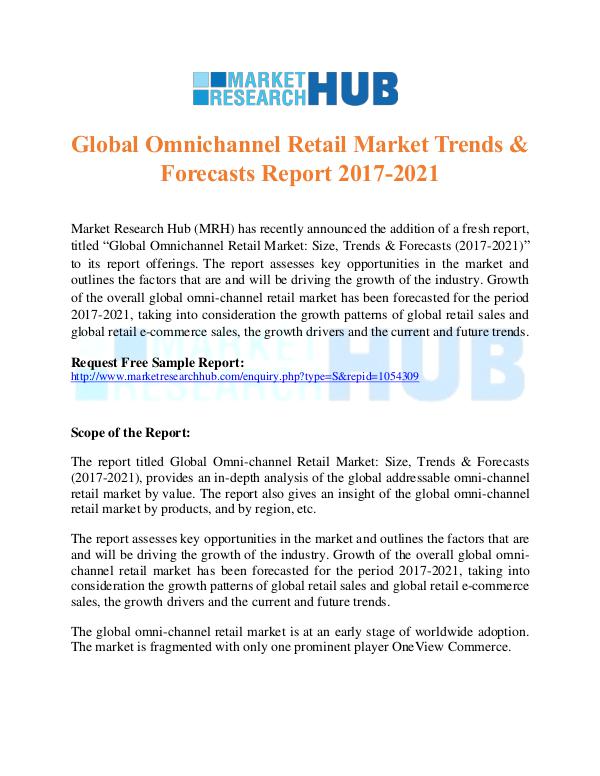 Market Research Report Global Omnichannel Retail Market Trends Report