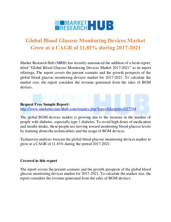 Blood Glucose Monitoring Devices Market Report