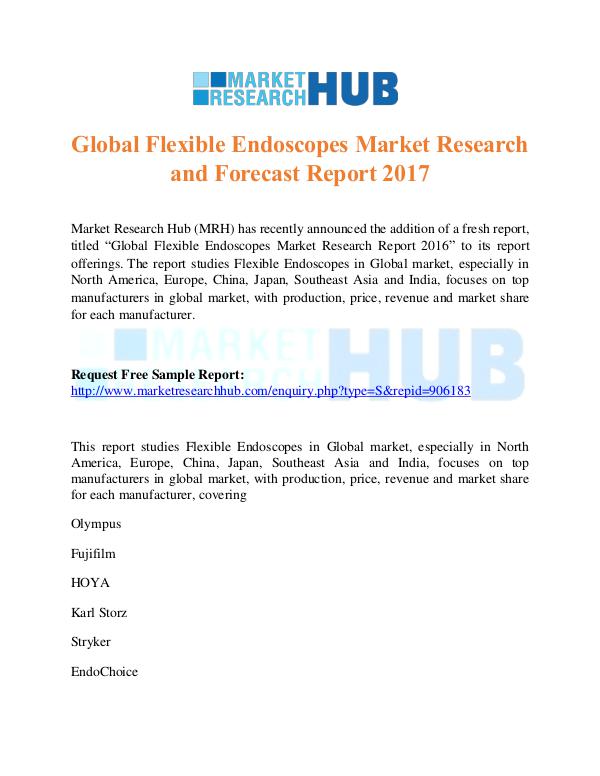 Flexible Endoscopes Market Research Report 2017