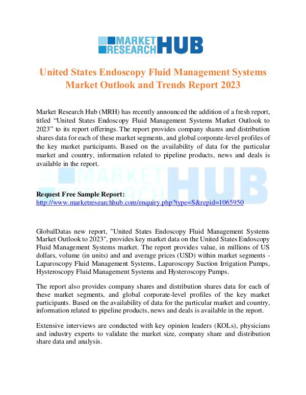 US Endoscopy Fluid Management Systems Market Trend