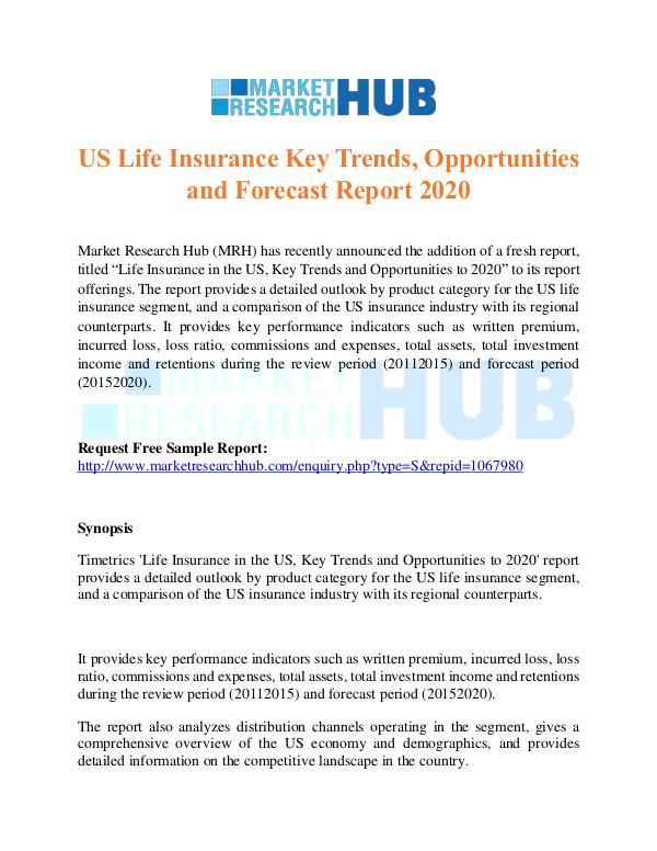 Market Research Report US Life Insurance Key Trends Report