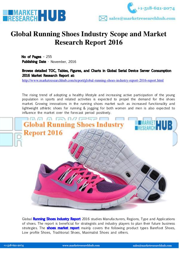 Market Research Report Global Running Shoes Industry Scope Report