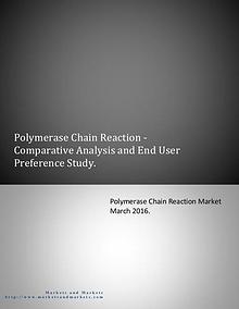 Polymerase Chain Reaction Usage Pattern and Replacement Trends