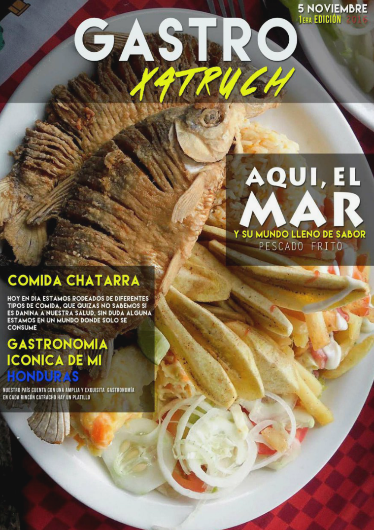 Revista Gastroxatruch Primera Edición, Gastronomia hondureña