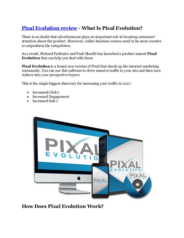 Pixal Evolution review - 65% Discount and FREE $14