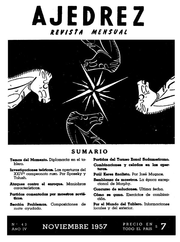 Ajedrez Revista Mensual Noviembre 1957