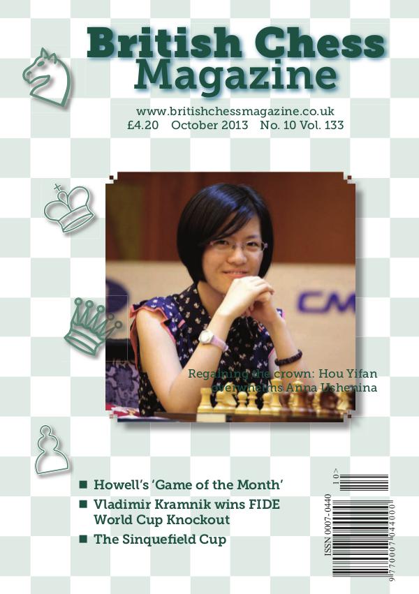 British Chess Magazine Octubre 2013