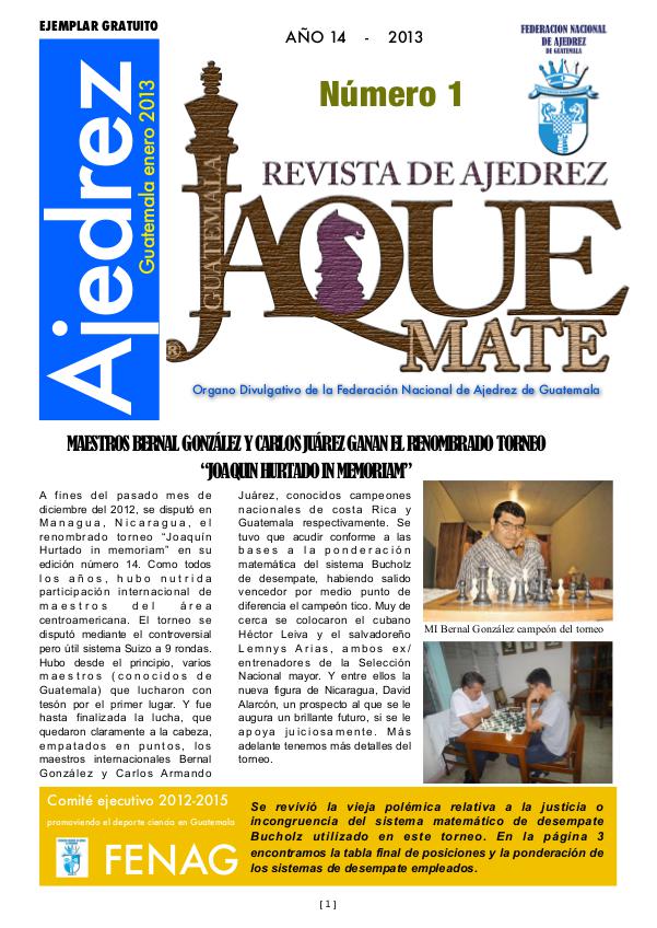 Jaque Mate Guatemala 2013