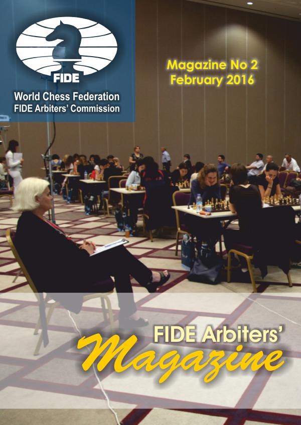 Fide Arbiters Magazine Febrero 2016