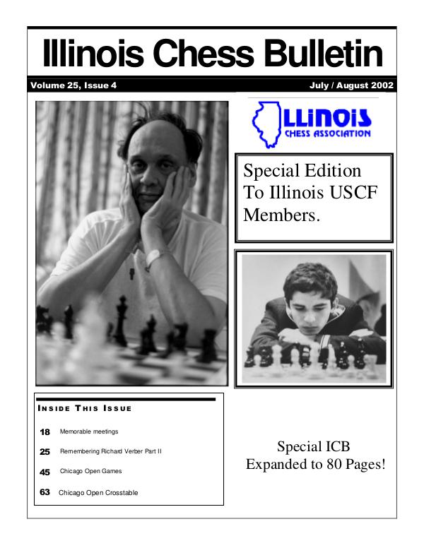 Illinois Chess Bulletin Julio - Agosto 2002