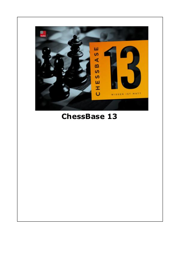 Manual de ChessBase 13 2014