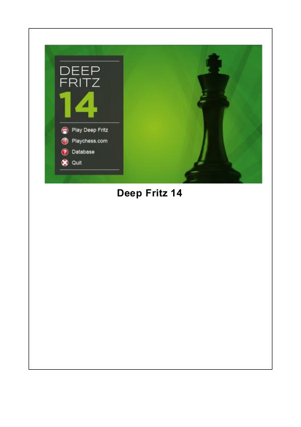 Manual de Deep Fritz 14 2013