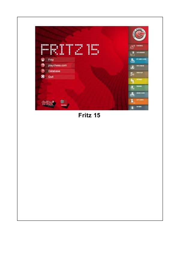 Manual de Fritz 15 2015